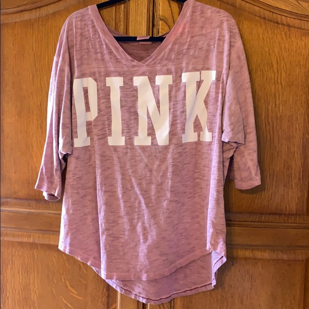 PINK by Victoria’s Secret. 3/4 length t shirt